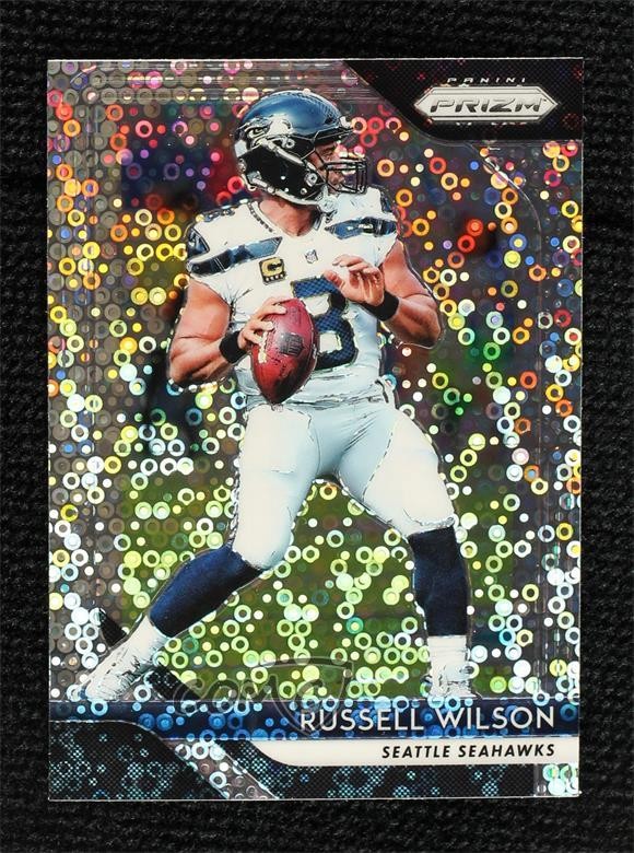 2018 Panini Prizm Disco Prizm Russell Wilson #19 00ur