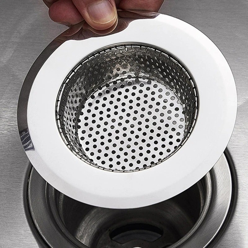 4.5" Stainless Steel Kitchen Sink Strainer Stopper Anti-Clog Drain Waste Plug