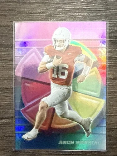 Panini 2026 Decades Arch Manning Texas Longhorns SSP Case Hit Neon Color Wheel