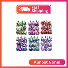 Large Floral Magical Potion Bottle Sticker Set 60 Pcs Colorful Fantasy Potion
