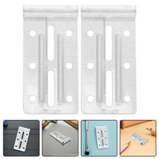  Staffa per rullo superiore per porta da garage in ferro da 2 pezzi, supporto