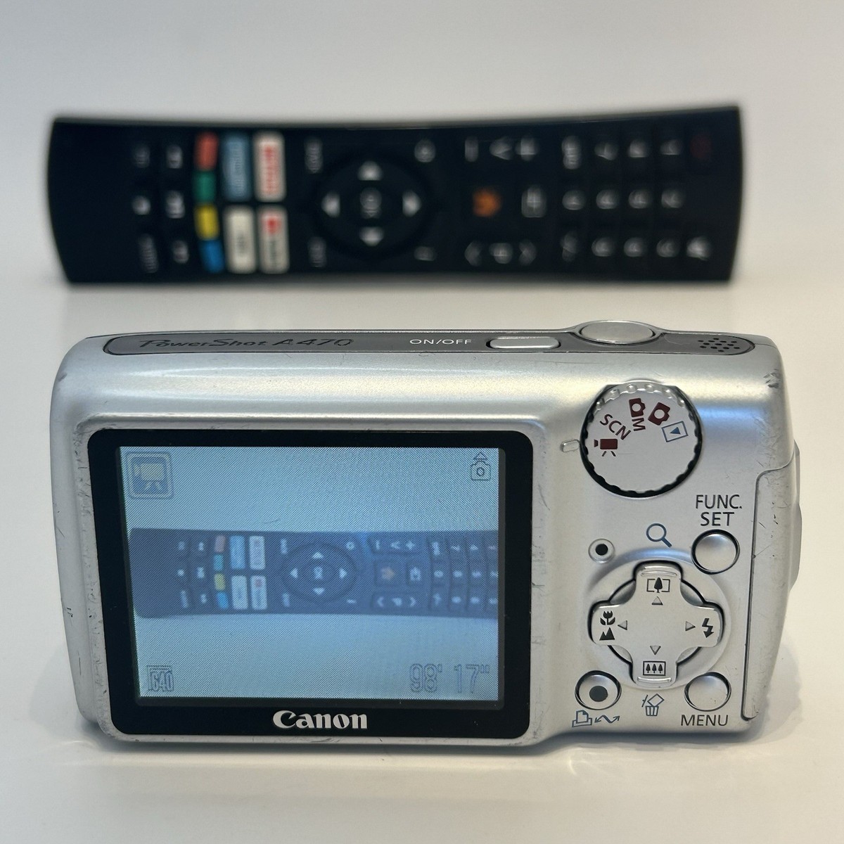 Canon PowerShot A470 7.1MP Digital Camera (Silver Gray, Tested