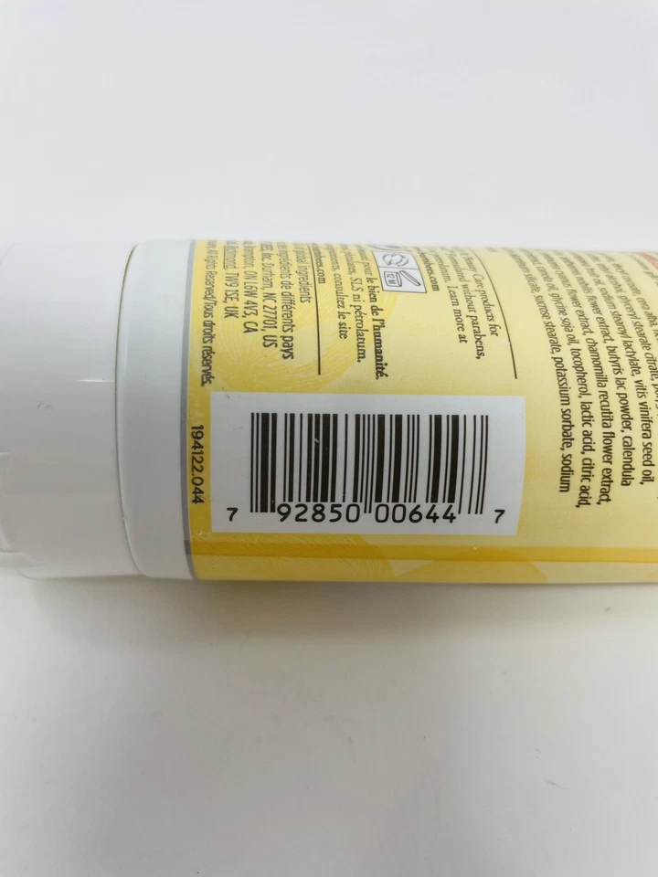 Loción corporal sin fragancia Burt's Bees todo tipo de piel manteca de karité vitamina E 6 oz Foto 3 de 4