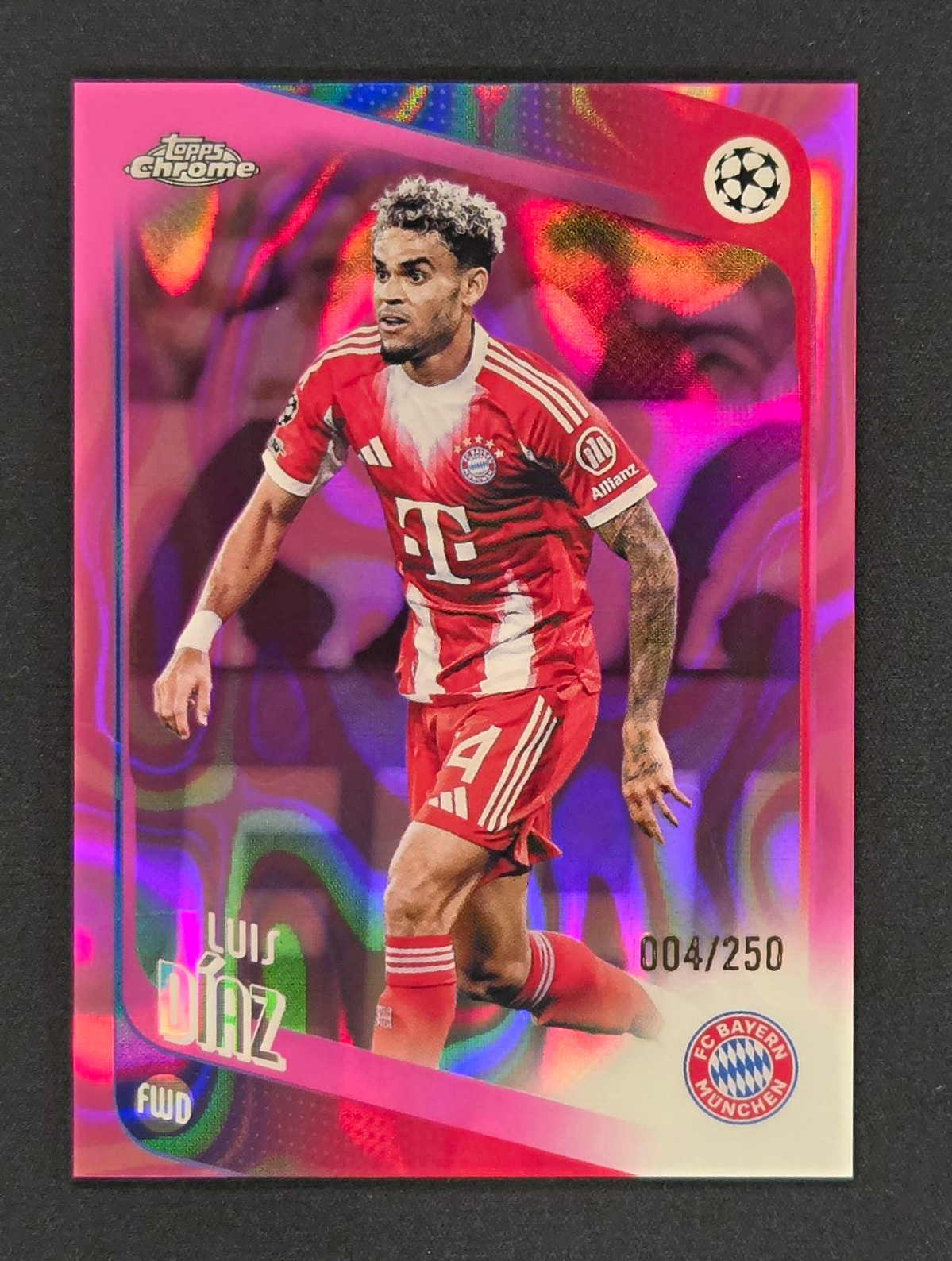 25-26 Topps Chrome UCC Luis Díaz FC Bayern München Serial Numbered /250 #179