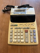 Sharp EL-1801V Printing Calculator Tested Working Condition.