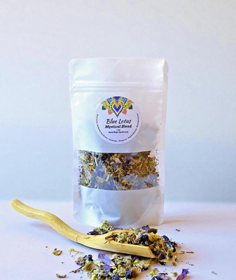 Organic Blue Lotus & Butterfly Pea Mystical Blend Tea Lover Sampler, 1/2oz, 1oz