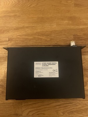 DIGITUS DN-80114 8-Port Gigabit Switch, 10 Zoll, Unmanaged