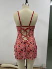 Sexy Lingerie Dress Cherry Nightgown Sleepwear Babydoll V-Neck Nightdress Size-M — photo 9