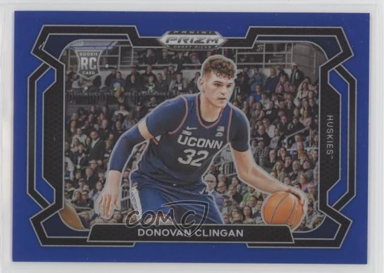 2024 Prizm Draft Picks Blue Prizm Variations /199 Donovan Clingan #95 Rookie RC