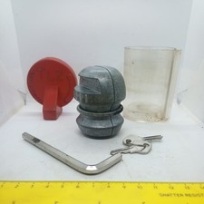 Trailer Coupling Anti-Theft Lock Fits 50mm TL2 Original Trailer Cop Style 2 Keys