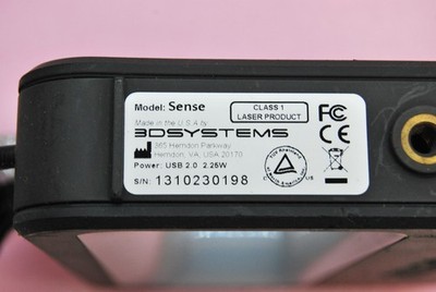 Scanner 3D Portable 3D Systems Sense GEN1 - Avec Boîte Et Câble