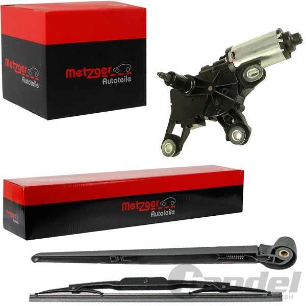 Wischermotor+Wischerarm+Blatt Heckscheibe Passend FüR Audi Q7 4LB BJ 2006-2015-image