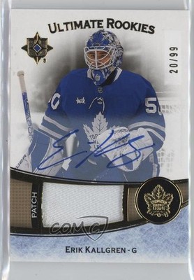 2022 Ultimate Collection 20/99 Erik Kallgren #180 RPA Rookie Patch Auto RC 1sz