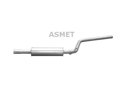 Asmet 03.106 Centre Muffler for VW