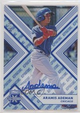 2018 Panini Elite Extra Edition Aspirations Blue 33/50 Aramis Ademan Auto hg6