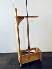 Vintage Fishing Tackle Shop Rod Display Stand - match / fly / normark / diawa 