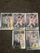 Ben Rice 2025 Bowman Chrome, Topps Chrome RC and 1st Prospect 5x Lot. Yankees