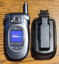 LG VX8300 - Gray and Silver  Verizon  Cellular Flip Phone - Bundled