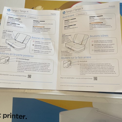 HP Tango Smart Wireless Color Printer WIFI App Enabled with Bottom Tray Tested - Picture 9 of 9