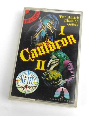 Commodore 64 C64 Spiel --  CAULDRON I und II (1 und 2) (HiTec) -- Tape