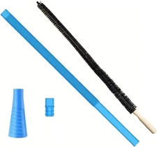 Clothes Dryer Vent Cleaner Kit with Vacuum Hose Attachment Brush, Full Brush 