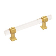 Hickory Hardware 1 Pack Solid Core Kitchen Cabinet Pulls, Luxury Handles, Doo...