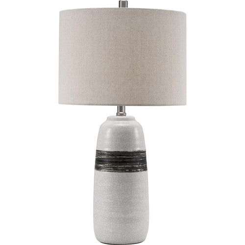 Lite Source LS-23713 Paiva 25.5 inch 150.00 watt White Table Lamp Portable Light