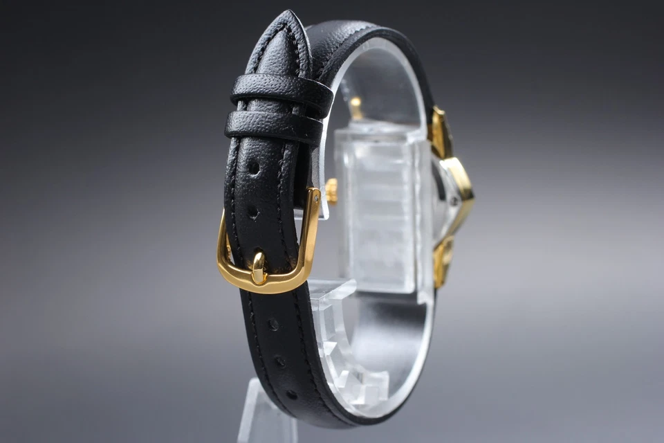 [Near MINT] HAMILTON Ventura 6334 Gold Silver Dial Quartz Women's Watch - image 3 of 4