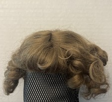 Vintage Doll Wig Brown Hair Approximately 3" Diameter