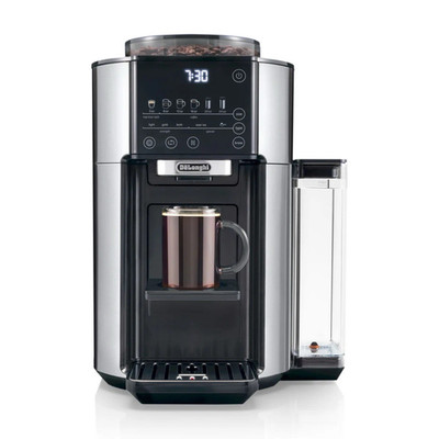 De'Longhi TrueBrew Whole Bean Espresso & Coffee Machine w/ Burr Grinder 19 Bar