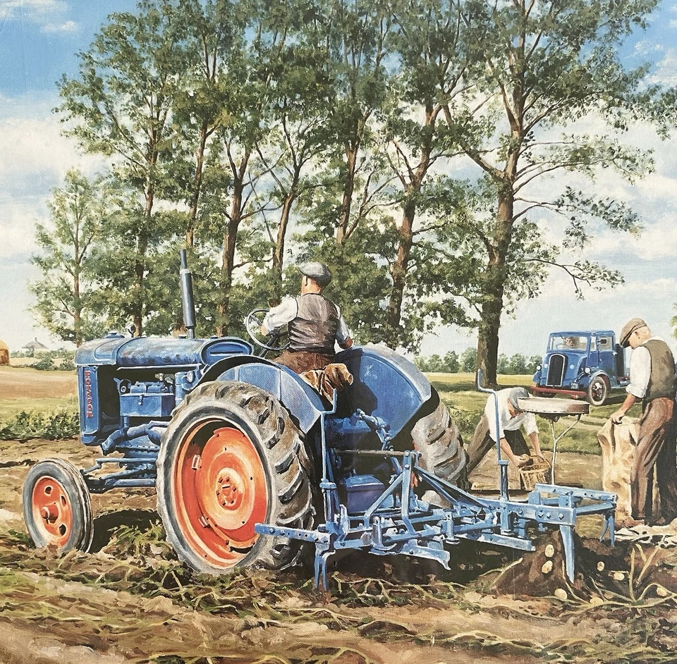 RAVENSBURGER LIFTING THE CROP 1000 PIECE JIGSAW PUZZLE FARMING TRACTOR FENS *NEW - Image 4 of 4