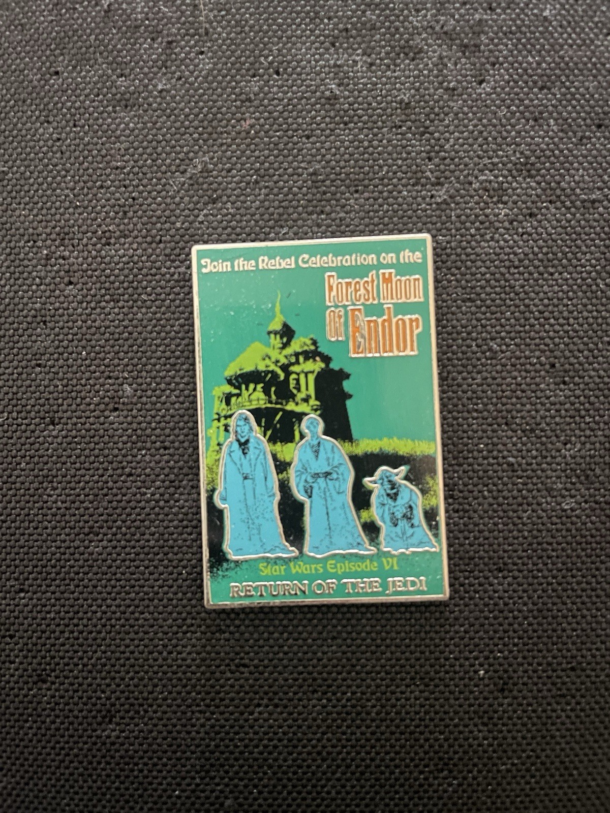 Disney Star Wars Poster Forest Moon of Endor Return of the Jedi Pin