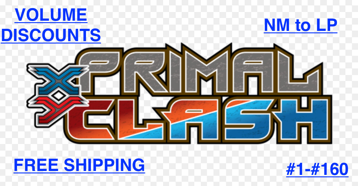 Pokemon TCG: XY PRIMAL CLASH - You Pick - Choose Your Card - Complete Your Set