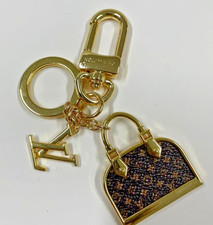 Louis Vuitton Monogram Iconic Keychain Alma Charm Gold Hardware