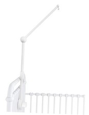 Baby Crib Mobile Arm Wooden Holder - Baby Mobile Hanger for Crib 31 White
