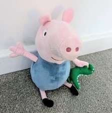 Peppa Pig George With Dinosaur Soft Plush Toy 20cm. Kids Gift
