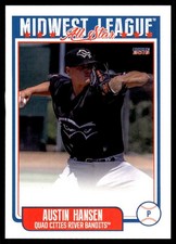 2019 Austin Hansen Choice Minor League Rookie Card Midwest All-Star Game