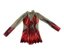 Rhythmic gymnastics competition / performance leotard for 5  8-year-old girl