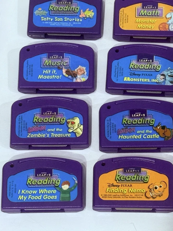 Leapfrog LeapPad Lot of 44 Assorted Learning Game Cartridges - Image 4 of 4