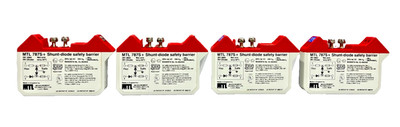 MTL MTL787S+ SHUNT-DIODE SAFETY BARRIER 2 CHANNEL (LOT OF 4)