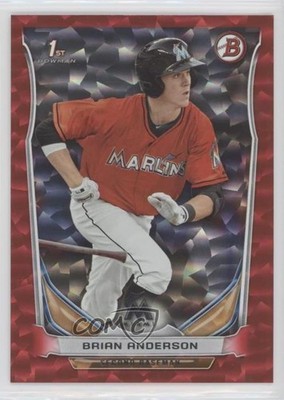 2014 Bowman Draft Red Ice 17/150 Brian Anderson #DP91 ti8