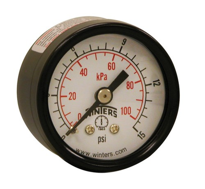 #ad #ad Winters 11 2 Inch Economy Dry Pressure Gauge 015 psi kPa 1 8 Inch NPT Back $23.17