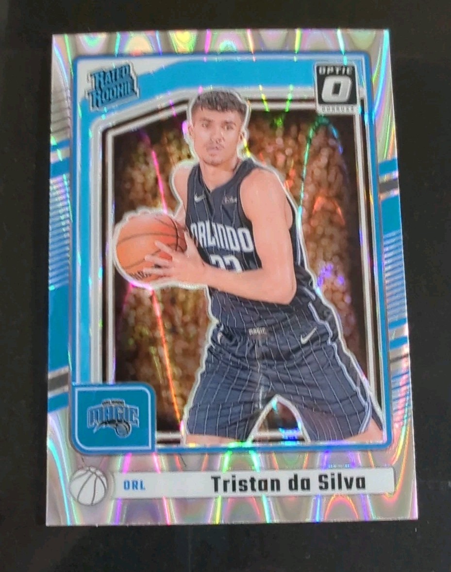 🏀2024-25 Tristan da Silva Donruss Optic Rated Rookie Preview P-203 Wave Prizm