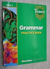 Treasures: Grammar Practice Book, Grade 4 Paperback by McGraw-Hill
