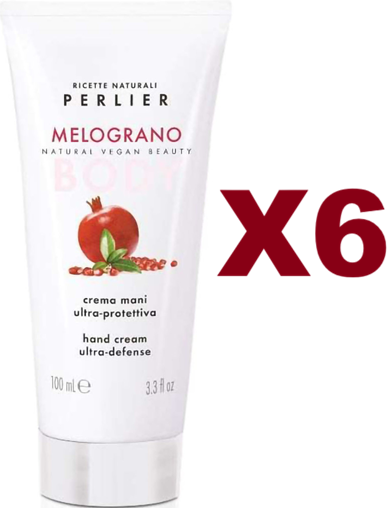 3 PZ PERLIER CREMA MANI ULTRAPROTETTIVA MELOGRANO NATURAL VEGAN BEAUTY 100ML - Immagine 4