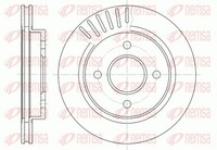2X Remsa Bremsscheibe 6160.10 FüR Ford GBP BNP Mondeo 253Mm 1 Turnier 2 BAP BFP