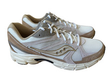 Saucony Grid Ride Millennium White Sand Shoes Men's 10.5 Women's 12 S70856-6 NIB