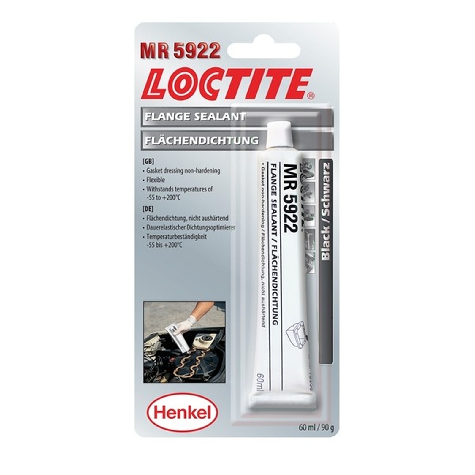 MR 5922 Flange Sealant - Gasket Dressing - Flexible Paste - Loctite 142274