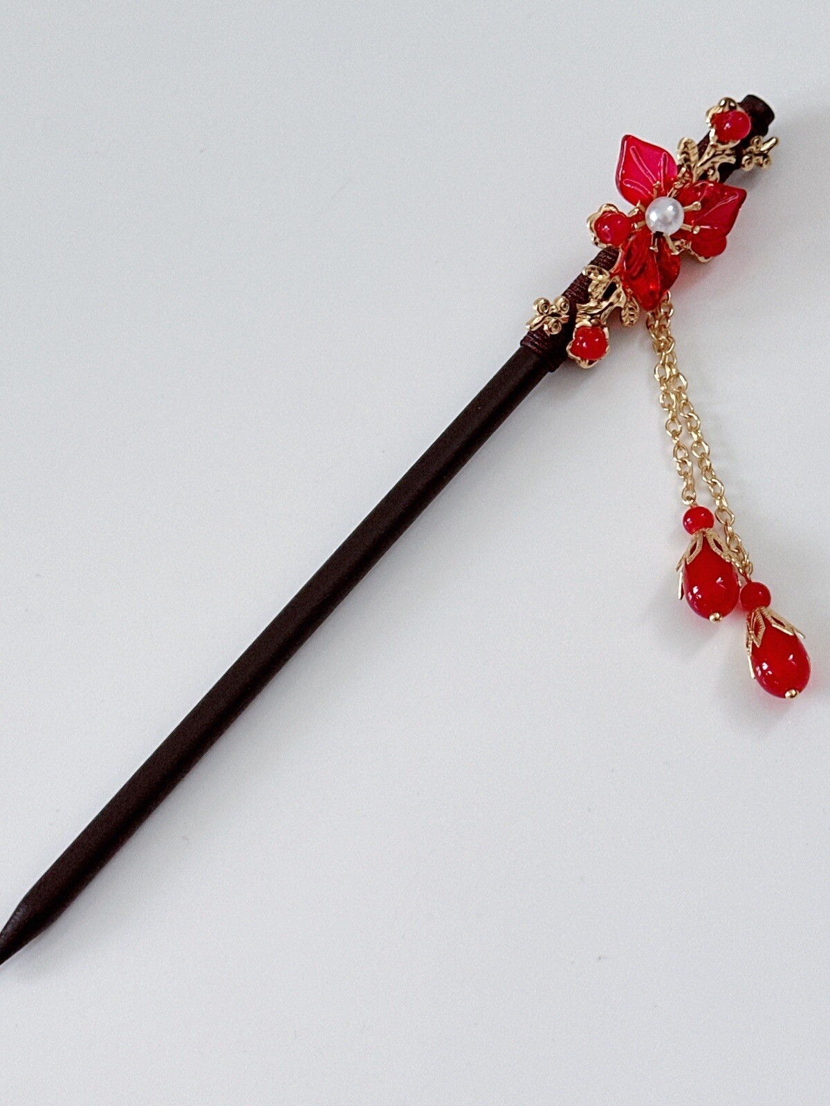 Women Oriental Bun Asian Chinese Costume Qipao Match Updo Hair U Pin Chop Stick