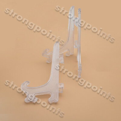 1xDisplay Stands Small Cards Holder Clear Plastic - Basketball/Football/Baseball